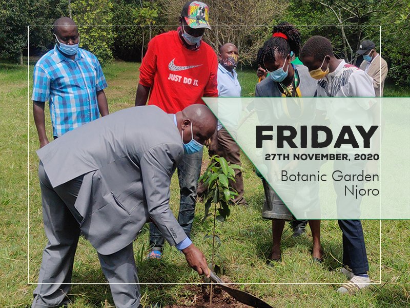 Egerton University and the family of the late Prof. Samuel Thomas Kabuitu Kariuki famously known as Prof. S.T. alias “a walking plant taxonomy dictionary” today held a tree-planting ceremony at the University’s Botanic Garden. The ceremony hosted by the Division of Research and Extension together with the Department of Biological Sciences was in honour and remembrance of the late Prof. S.T. Kariuki who was the founder and in charge of the Garden since its inception in the year 2002. 