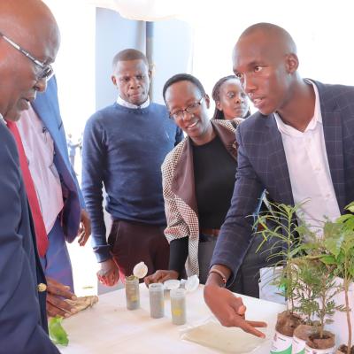 VC during Tree planting initiative